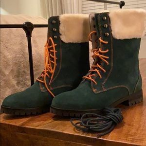 “Cole Haan” w/ Nike Air Faux Fur Waterproof Boots